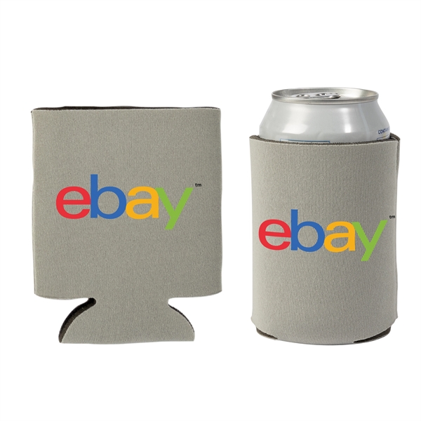 Gray color option for Collapsible Can Cooler  Full Color Imprint