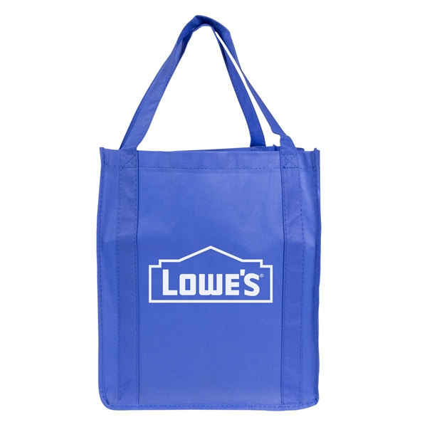 Blue color option for Grocery Non Woven Tote Bag With 20" Straps 80 Gsm