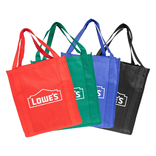 Main photo of Grocery Non Woven Tote Bag With 20" Straps 80 Gsm