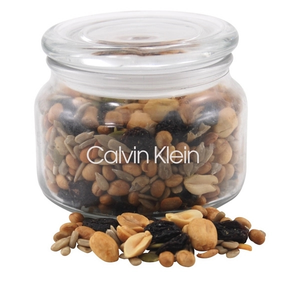 Photo of Trail Mix In A Glass Jar With Lid
