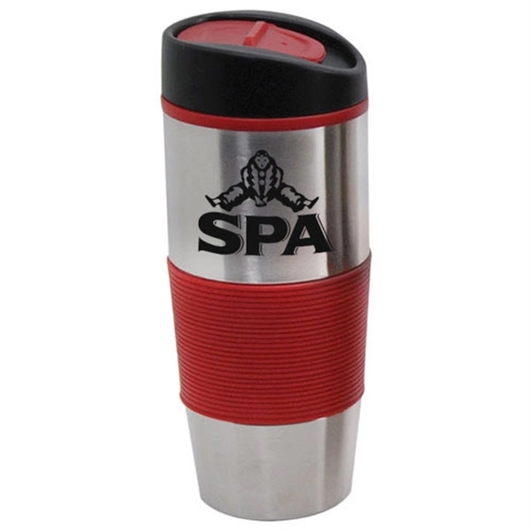 Red color option for Gift Tray With Two Tumblers And Instant Drinks