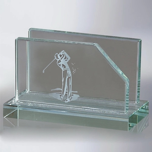 Photo of Glass Business Card Holder