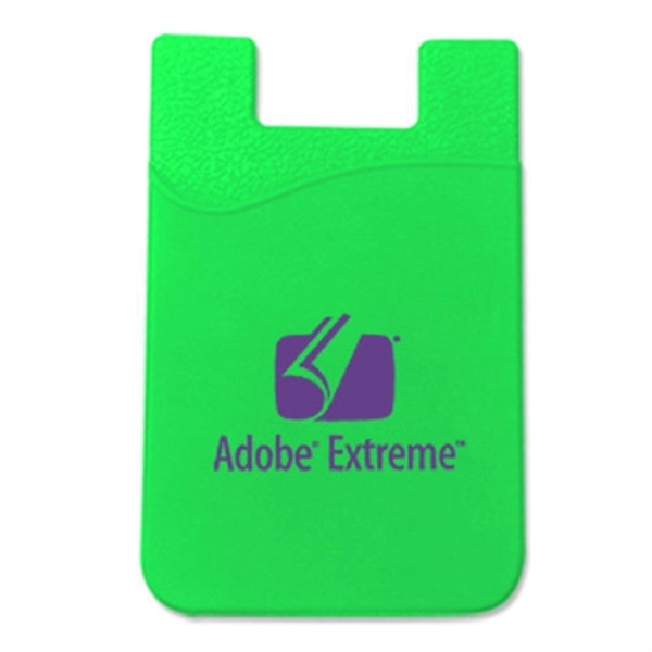 Lime color option for Silicone Smartphone Wallet With Custom Billboard