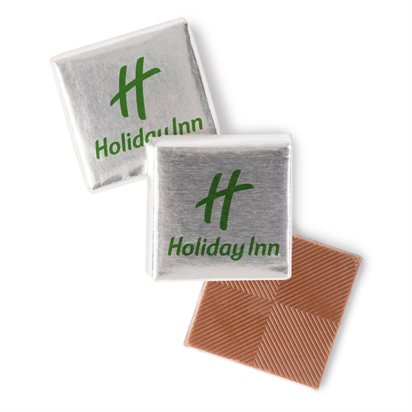 Silver color option for Chocolate Foiled Squares
