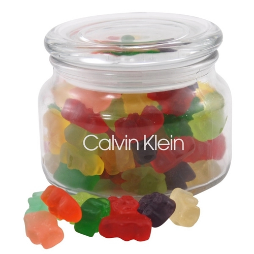 Main photo of Gummy Bears In A Glass Jar With Lid