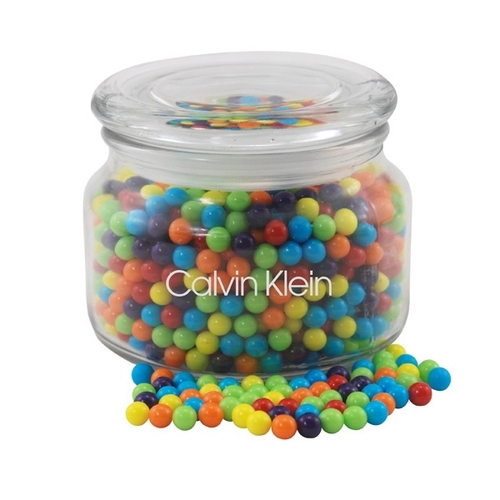 Main photo of Mini Jawbreakers Candy In A Glass Jar With Lid