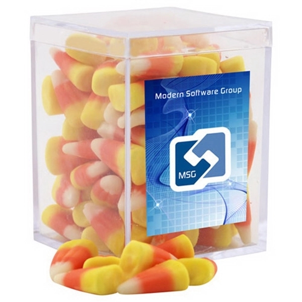 Clear color option for Candy Corn In A Clear Acrylic Square Box