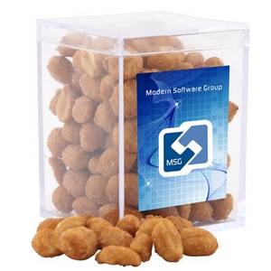 Photo of Honey Roasted Peanuts In A Clear Acrylic Square Box