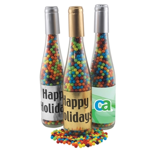 Photo of 11" Champagne Bottle With Mini Jawbreakers Candy