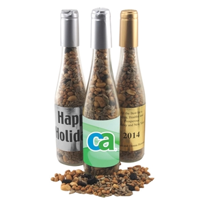 Photo of 11" Champagne Bottle With Trail Mix