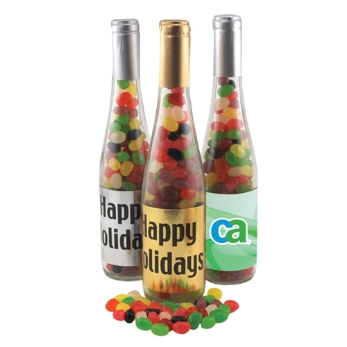 Photo of 11" Champagne Bottle With Jelly Beans Candy
