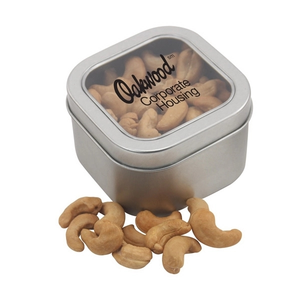 Photo of Large Tin With Window Lid And Cashews