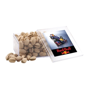 Photo of Pistachios In A Clear Acrylic Large Box
