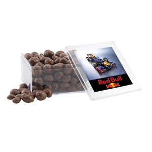 Photo of Chocolate Covered Peanuts In A Clear Acrylic Large Box