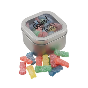 Photo of Large Tin With Window Lid And Sour Kids