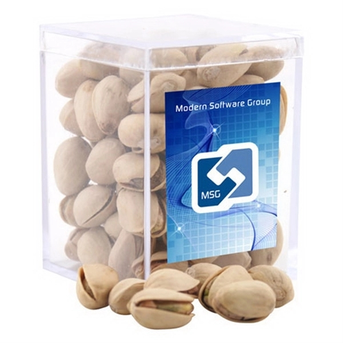 Main photo of Pistachios In A Clear Acrylic Square Box