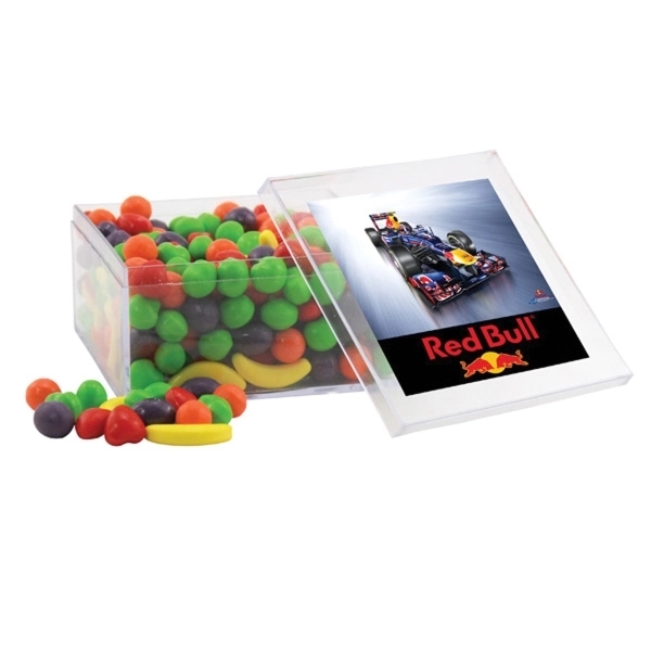 Clear color option for Candy Fruitz In A Clear Acrylic Large Box
