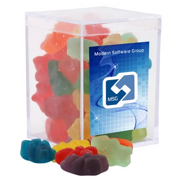 Clear color option for Gummy Bears In A Clear Acrylic Square Box