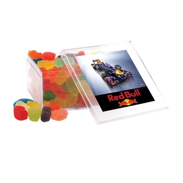 Clear color option for Gummy Bears In A Clear Acrylic Large Box