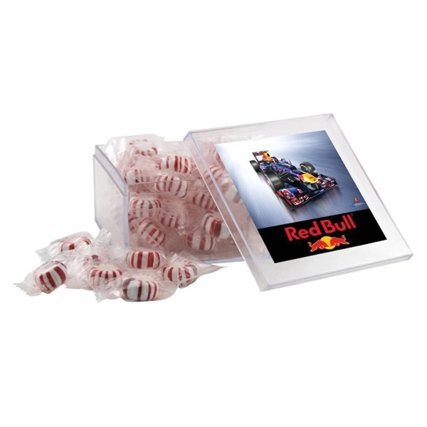Clear color option for Starlight Peppermints In A Clear Acrylic Large Box