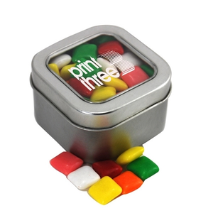 Photo of Tin With Window Lid And Mini Chicklets
