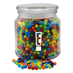 Photo of Mini Jawbreakers Candy In A Glass Jar With Lid