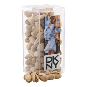 Photo of Pistachios In A Clear Acrylic Square Tall Box
