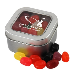 Photo of Tin With Window Lid And Jelly Beans