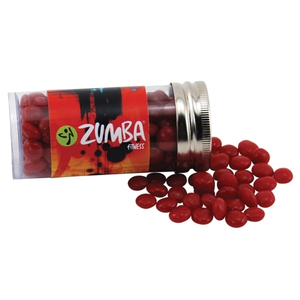 Photo of Cinnamon Imperial Candy In A 3 " Plastic Tube With Metal Cap