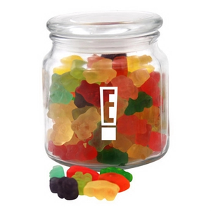 Photo of Gummy Bears In A Glass Jar With Lid