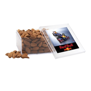 Photo of Almonds In A Clear Acrylic Large Box