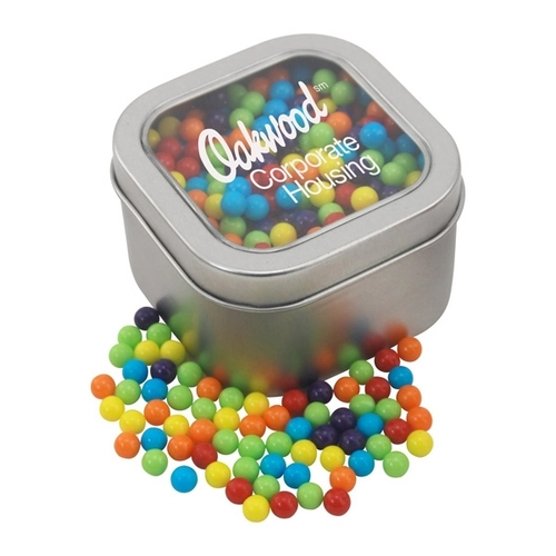 Main photo of Large Tin With Window Lid And Mini Jawbreakers