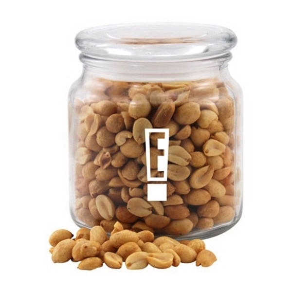 Clear color option for Peanuts In A Glass Jar With Lid