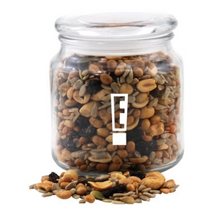 Photo of Trail Mix In A Glass Jar With Lid