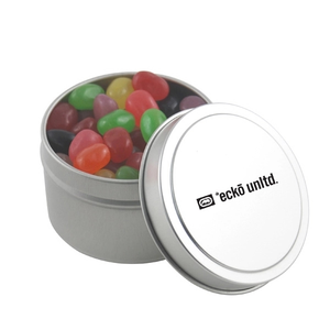 Photo of Round Metal Tin With Lid And Jelly Beans