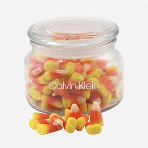 Photo of Candy Corn In A Glass Jar With Lid