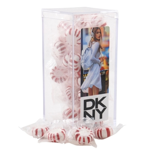 Main photo of Starlight Peppermints In A Clear Acrylic Square Tall Box