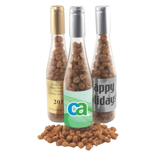Photo of 11" Champagne Bottle With Honey Roasted Peanuts