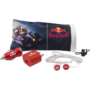Photo of Travel Tech Kit In Full Color Drawstring Bag