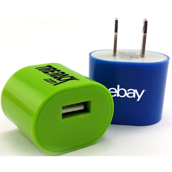 Green color option for Usb A/C Wall Charger