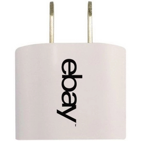 White color option for Usb A/C Wall Charger