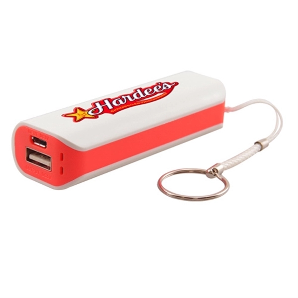 Red color option for Power Bank With Key Chain