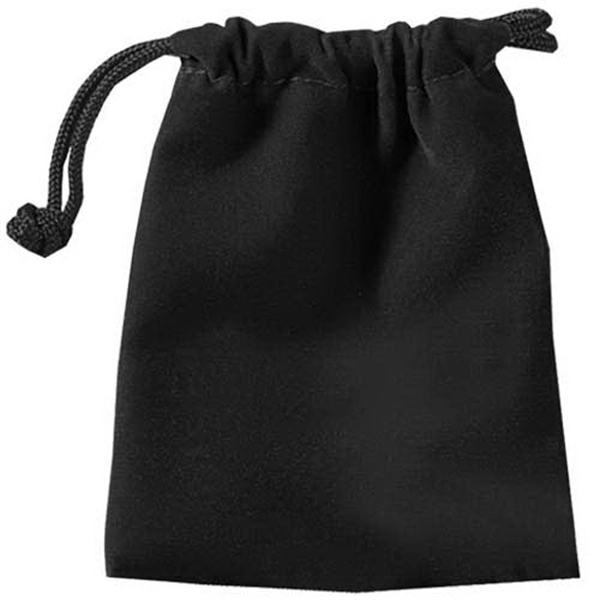 Black color option for Mini Velour Pouch