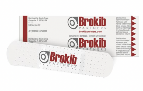 Photo of Custom Printed White Bandages