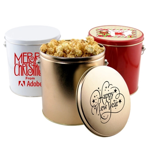 Photo of 1 Gallon Gift Tin With Caramel Popcorn
