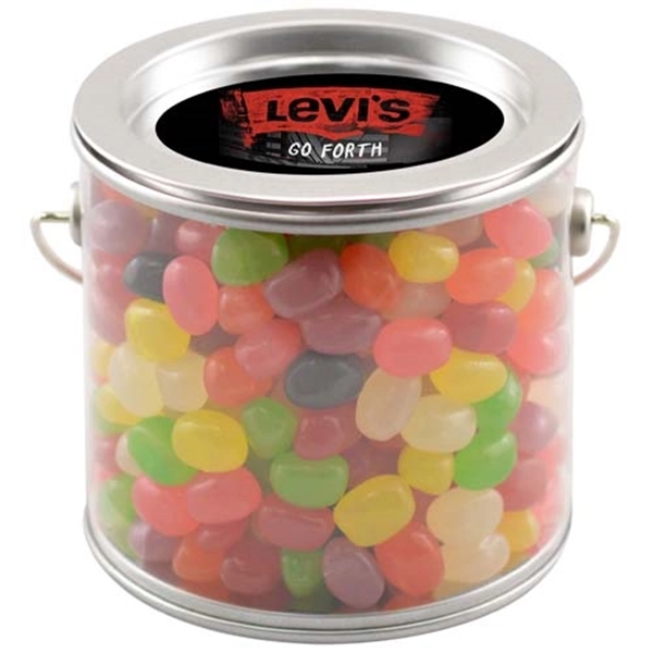 Silver color option for Tin Pail With Jelly Beans