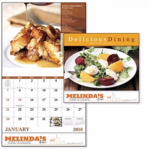 Photo of Delicious Dining Stapled Calendar