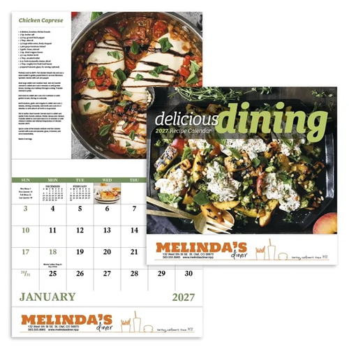 Main photo of Delicious Dining Stapled Calendar
