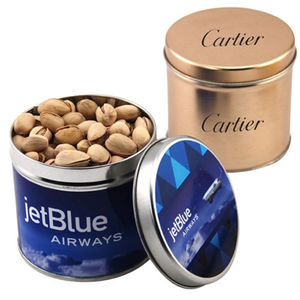 Photo of Pistachios In 3.5" Round Metal Tin With Lid