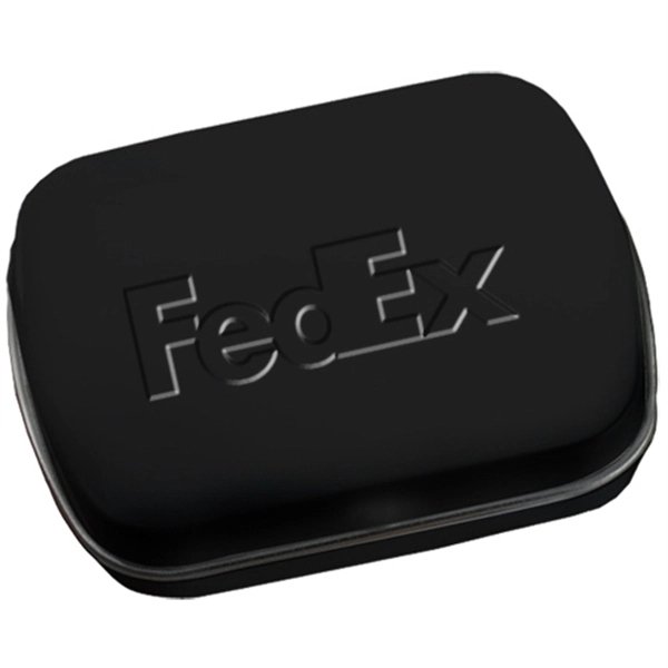 Black color option for Embossed Mint Tins